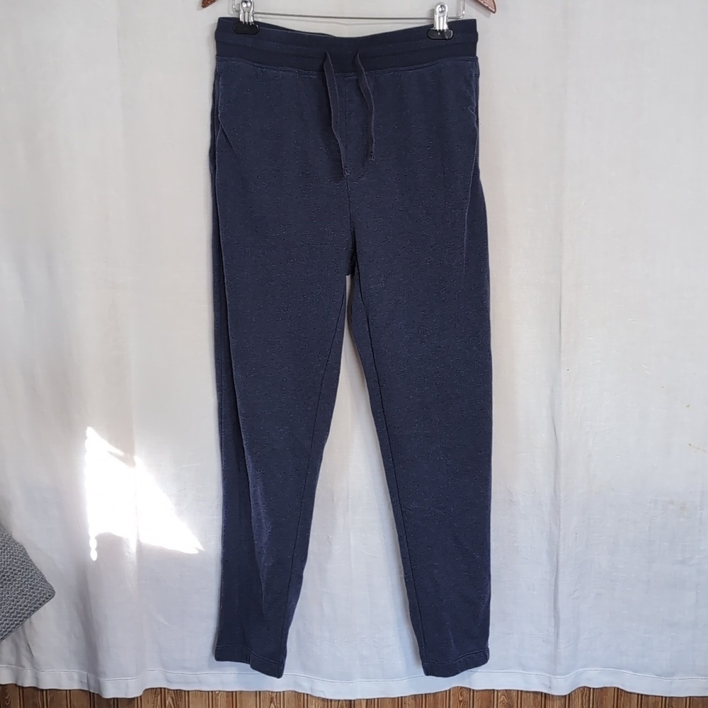 32* Heat Navy Blue Taper Leg Sweatpants Size Medium